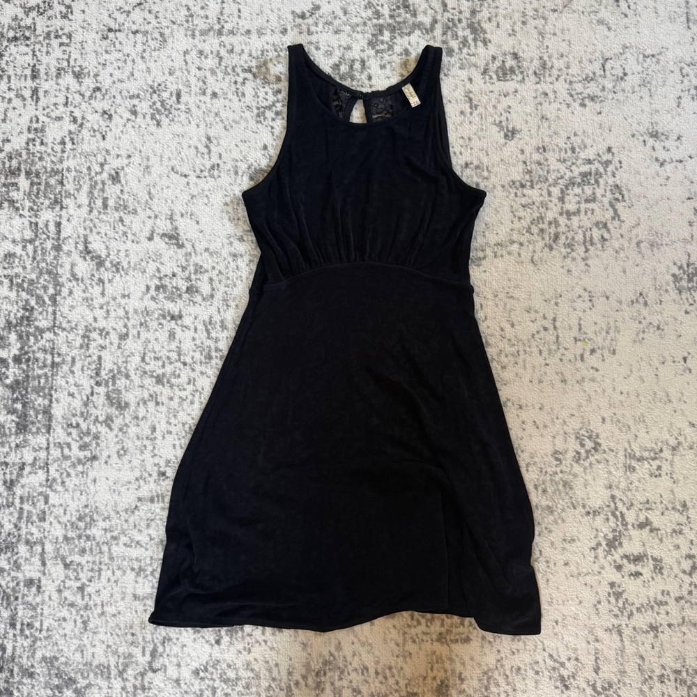 Free People Daydream Mini Dress, Black, Small